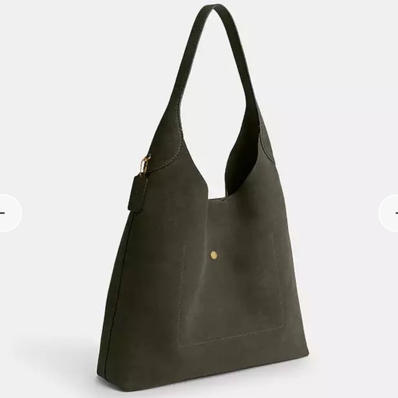 Coach Brooklyn Shoulder Bag in Brass Olive - Picture 2 of 8